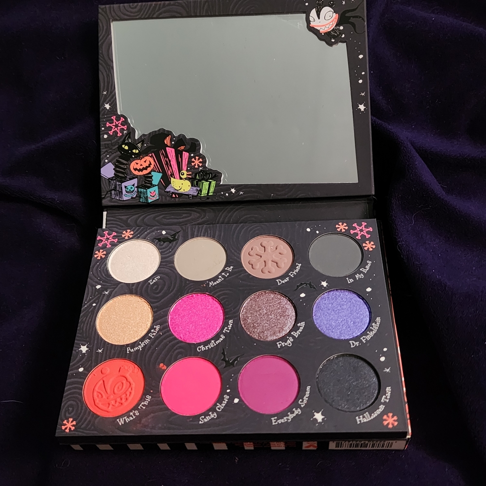 BNIB ColourPop x The Nightmare Before Christmas Eyeshadow Palette - Picture 4 of 8